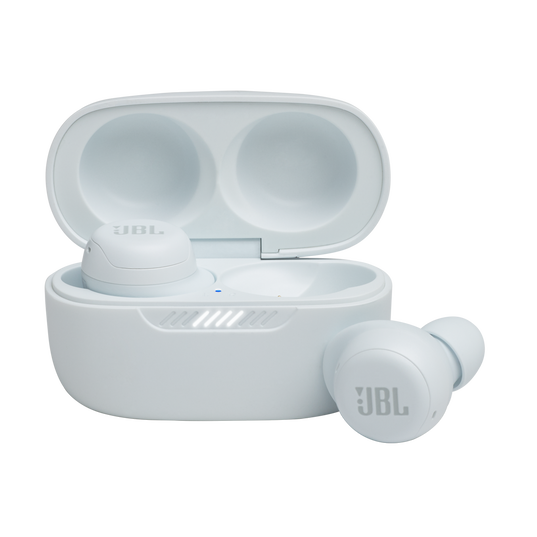 JBL Live Free NC+ TWS - White - True wireless Noise Cancelling earbuds - Hero